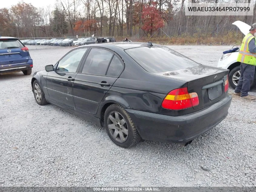 2004 BMW 325Xi VIN: WBAEU33464PR07999 Lot: 40686618