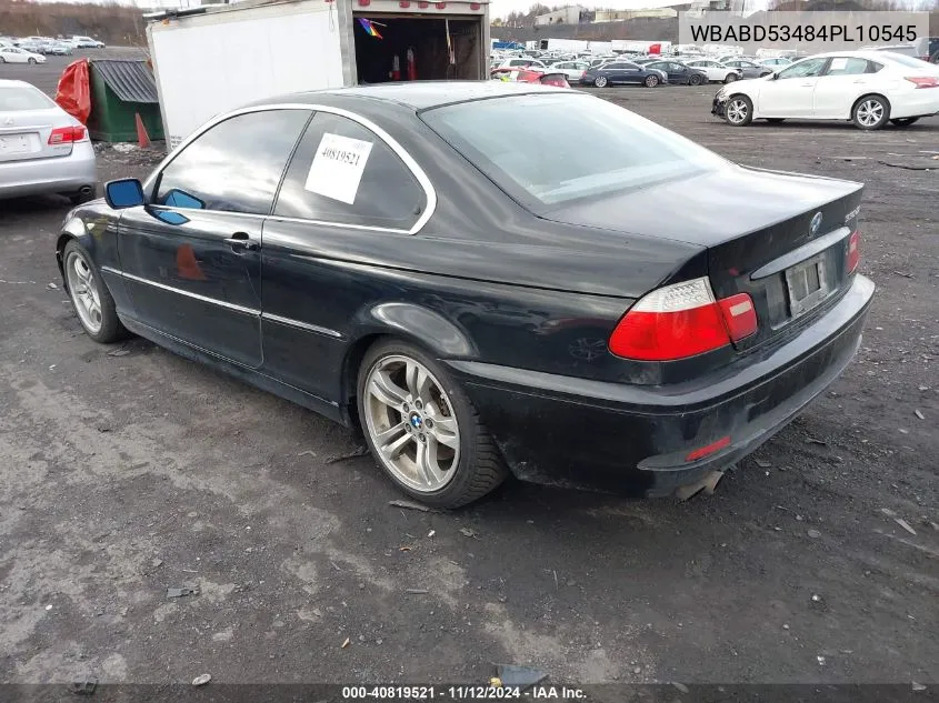 WBABD53484PL10545 2004 BMW 330Ci