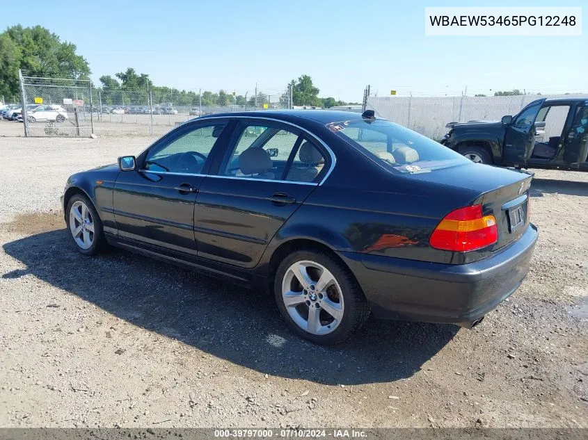 2005 BMW 330Xi VIN: WBAEW53465PG12248 Lot: 39797000