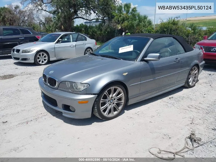 WBABW53435PL50124 2005 BMW 330Ci