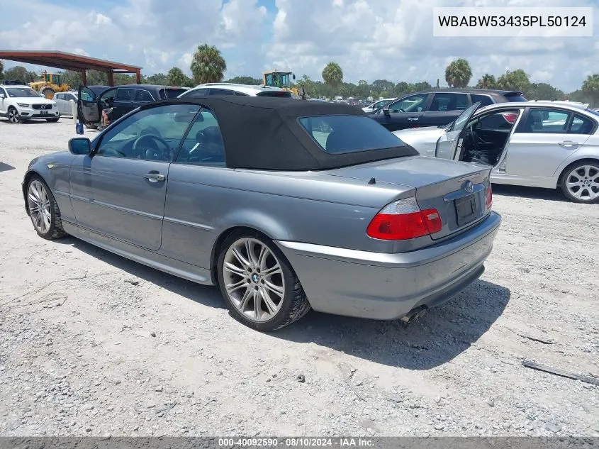 WBABW53435PL50124 2005 BMW 330Ci