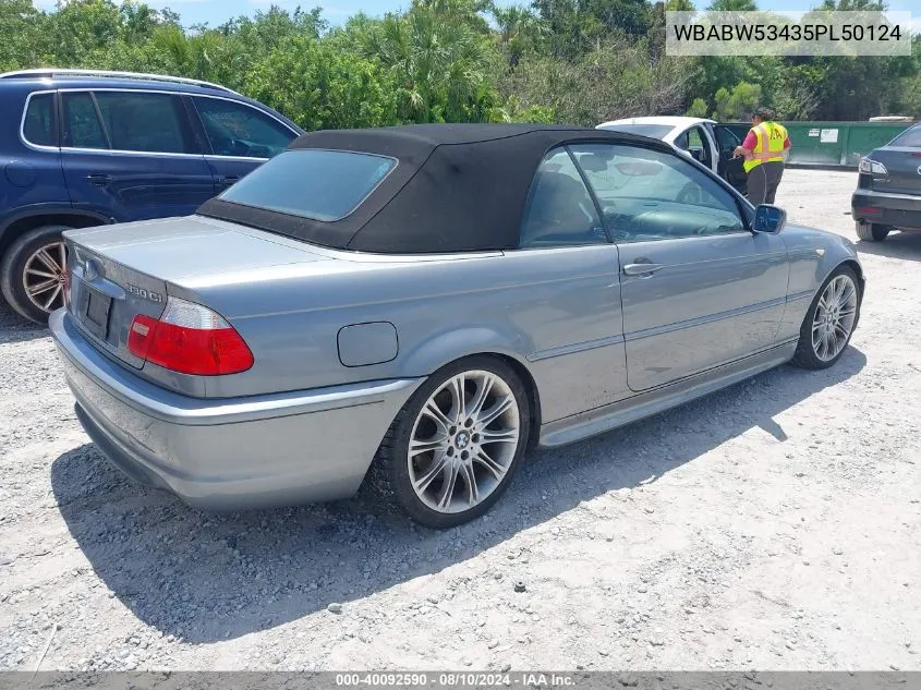 WBABW53435PL50124 2005 BMW 330Ci