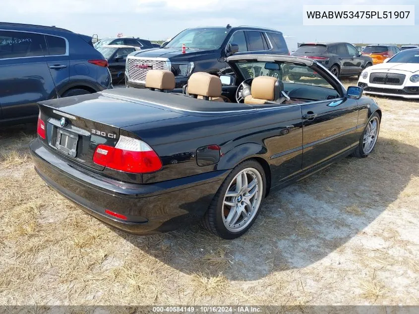 WBABW53475PL51907 2005 BMW 330Ci