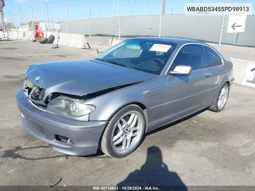 WBABD53455PD98913 2005 BMW 330Ci