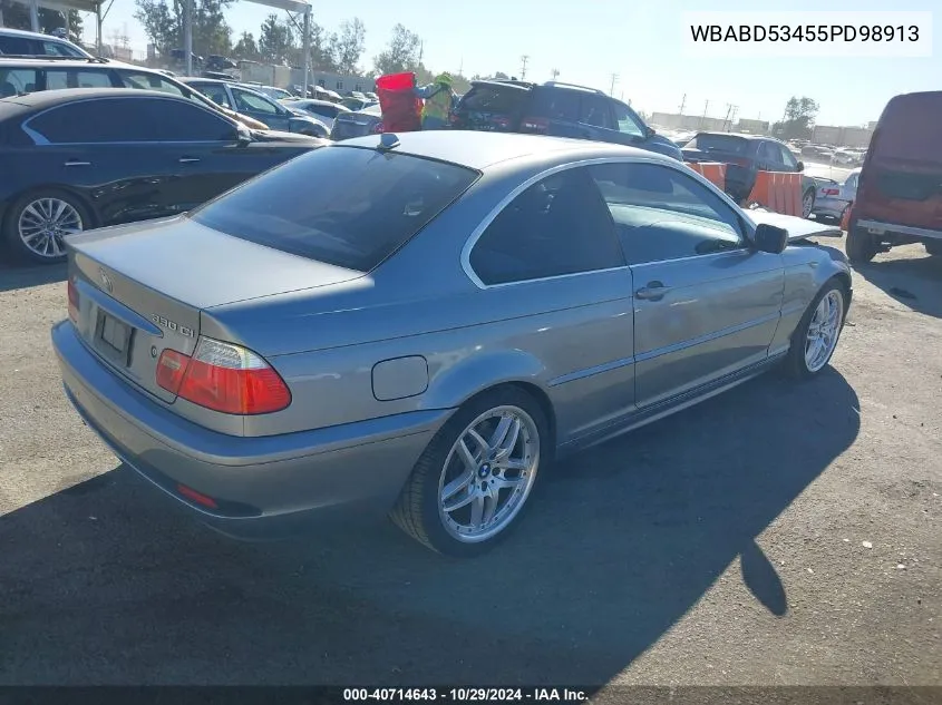 WBABD53455PD98913 2005 BMW 330Ci