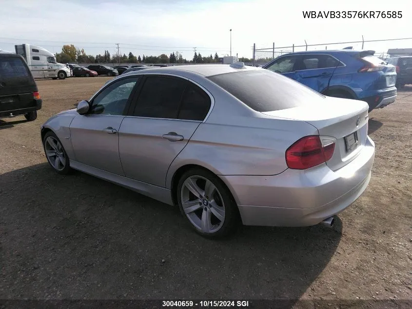 WBAVB33576KR76585 2006 BMW 330 I