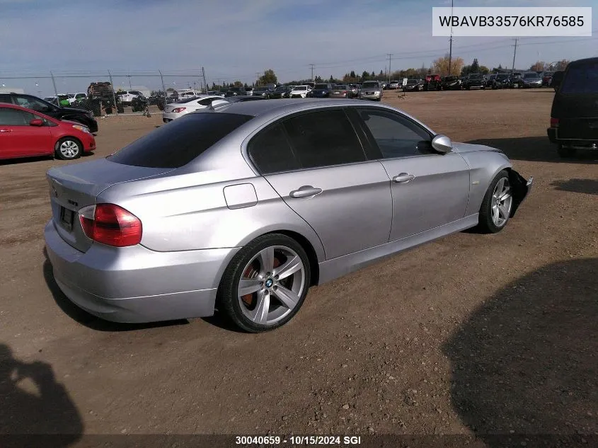 WBAVB33576KR76585 2006 BMW 330 I