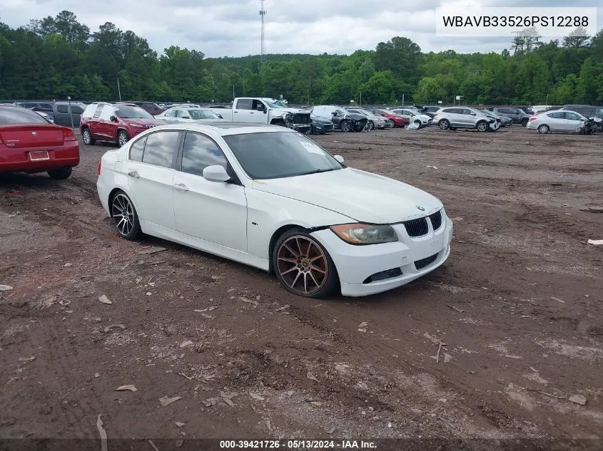 WBAVB33526PS12288 2006 BMW 330I