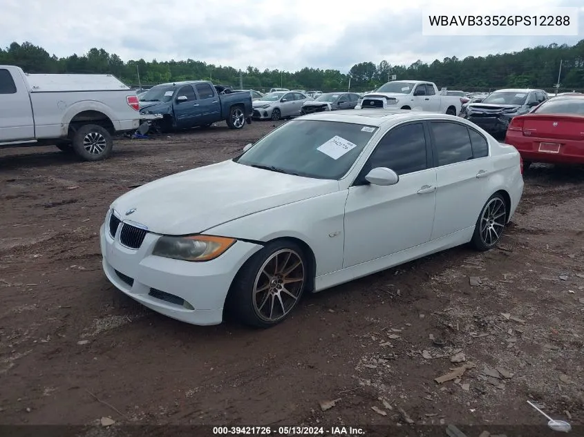 WBAVB33526PS12288 2006 BMW 330I