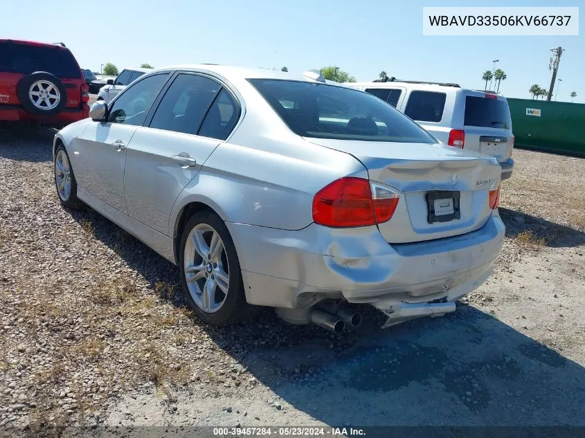 2006 BMW 330Xi VIN: WBAVD33506KV66737 Lot: 39457284