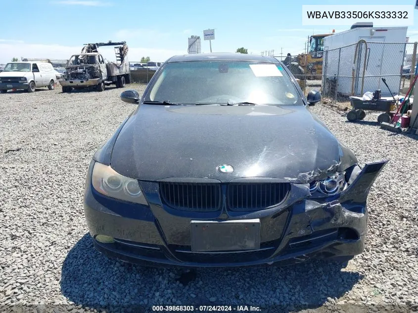 WBAVB33506KS33332 2006 BMW 330I