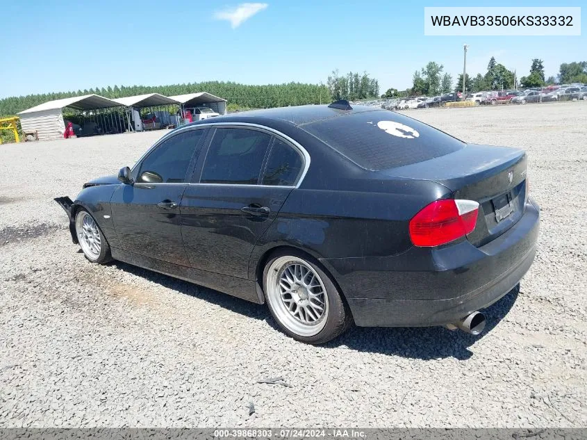 WBAVB33506KS33332 2006 BMW 330I