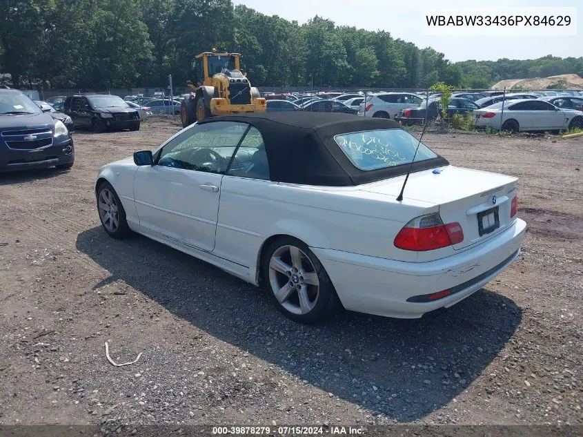 WBABW33436PX84629 2006 BMW 325Ci