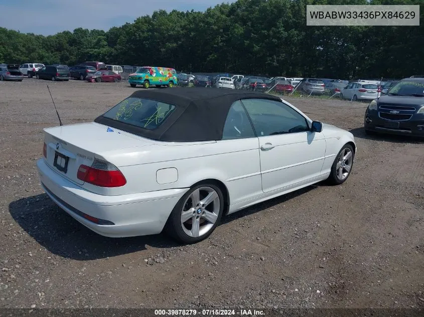 WBABW33436PX84629 2006 BMW 325Ci