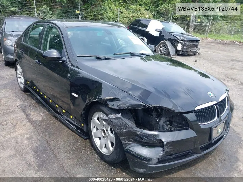 WBAVB135X6PT20744 2006 BMW 325I