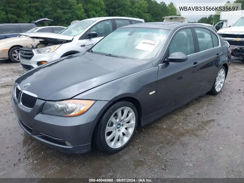 WBAVB33566KS35697 2006 BMW 330I