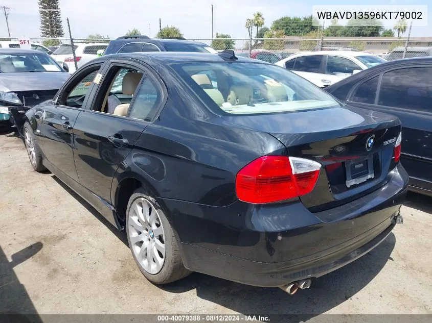 2006 BMW 325Xi VIN: WBAVD13596KT79002 Lot: 40079388