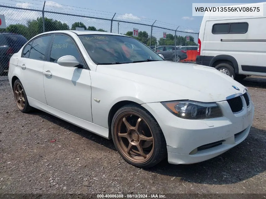 2006 BMW 325Xi VIN: WBAVD13556KV08675 Lot: 40086388