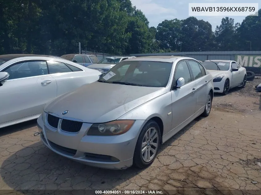 WBAVB13596KX68759 2006 BMW 325I