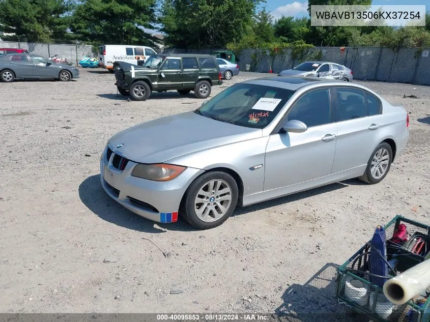 2006 BMW 325I VIN: WBAVB13506KX37254 Lot: 40095853