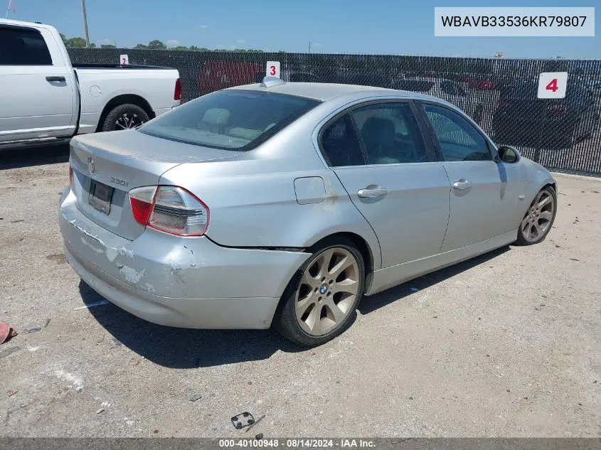 WBAVB33536KR79807 2006 BMW 330I