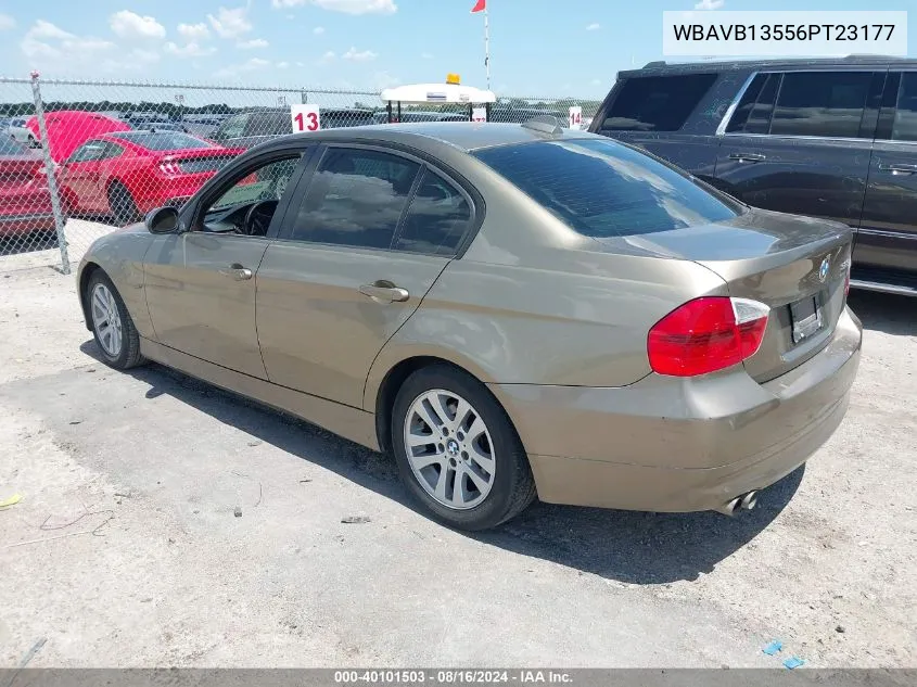 2006 BMW 325I VIN: WBAVB13556PT23177 Lot: 40101503