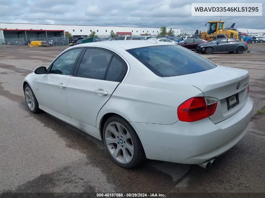 WBAVD33546KL51295 2006 BMW 330Xi