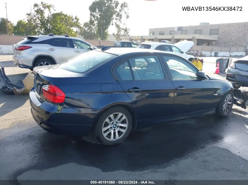 WBAVB13546KX38472 2006 BMW 325I