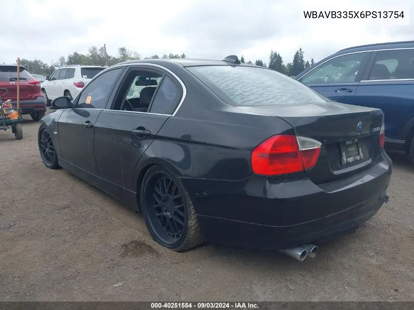 WBAVB335X6PS13754 2006 BMW 330I