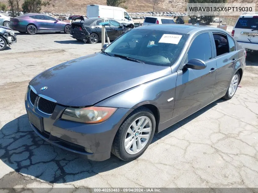 WBAVB135X6PT19030 2006 BMW 325 I