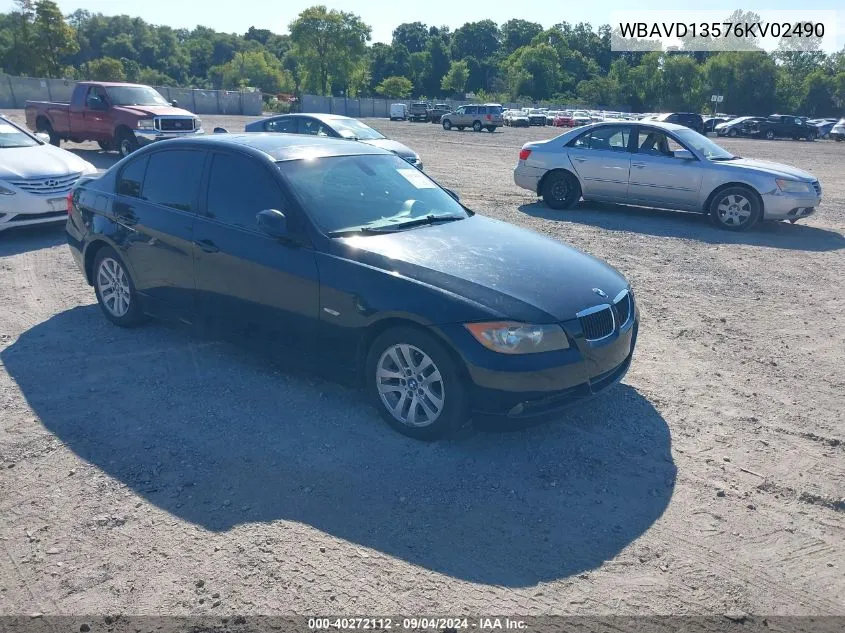 2006 BMW 325 Xi VIN: WBAVD13576KV02490 Lot: 40272112