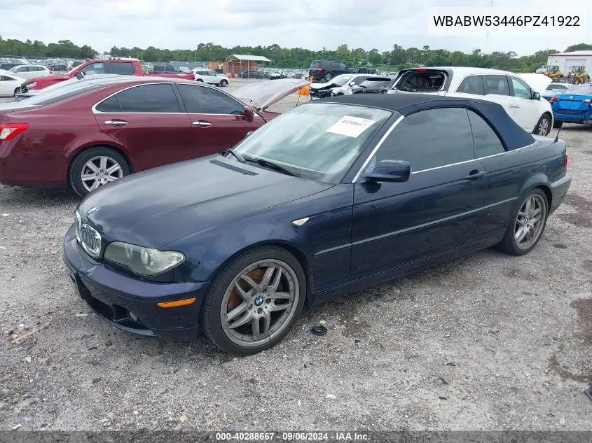 WBABW53446PZ41922 2006 BMW 330Ci