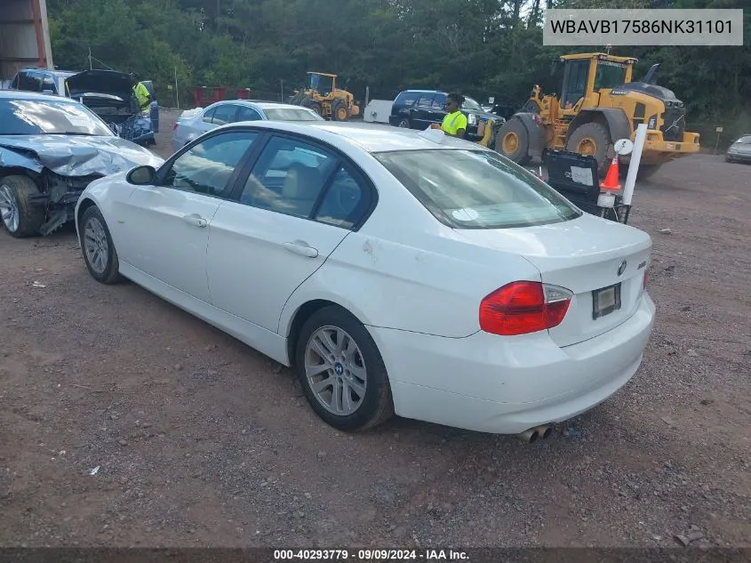 WBAVB17586NK31101 2006 BMW 325I