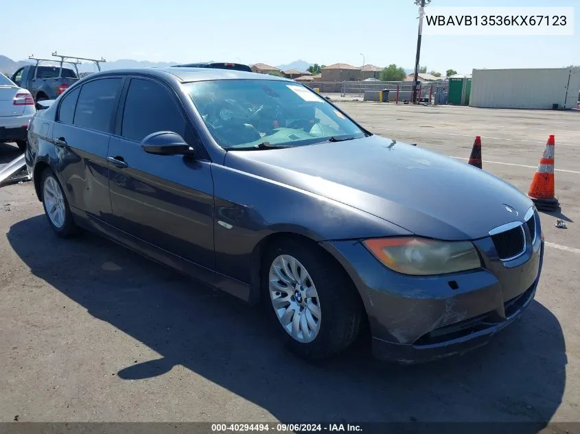 WBAVB13536KX67123 2006 BMW 325I