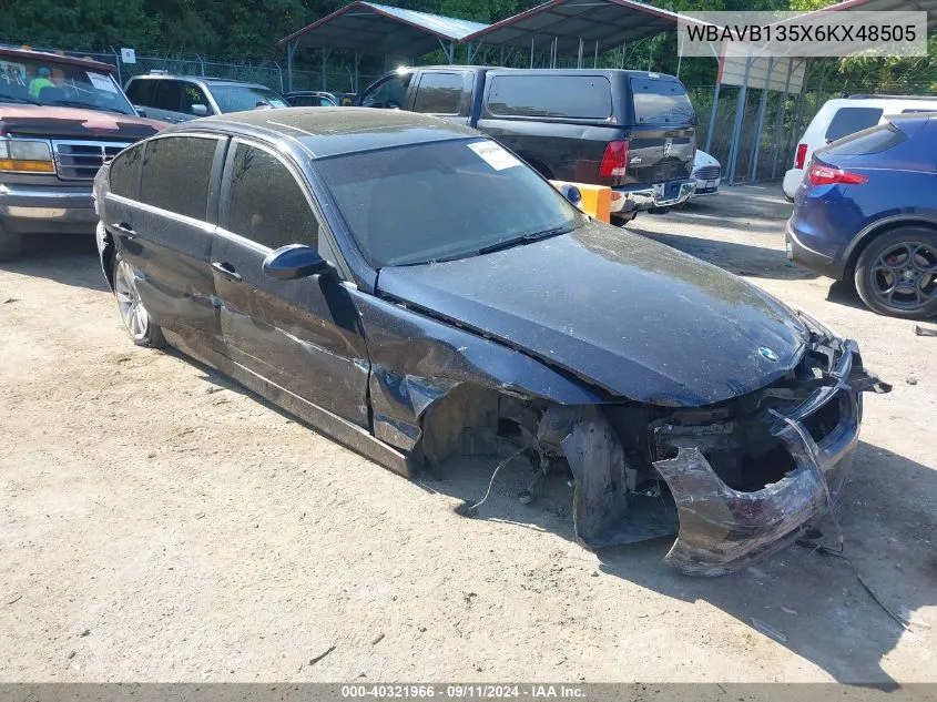 2006 BMW 325I VIN: WBAVB135X6KX48505 Lot: 40321966