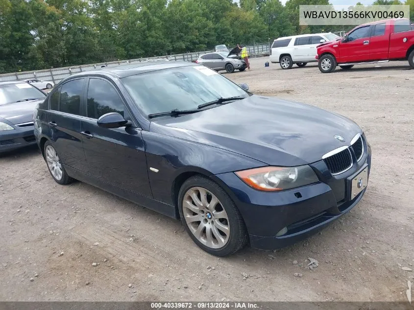 2006 BMW 325Xi VIN: WBAVD13566KV00469 Lot: 40339672