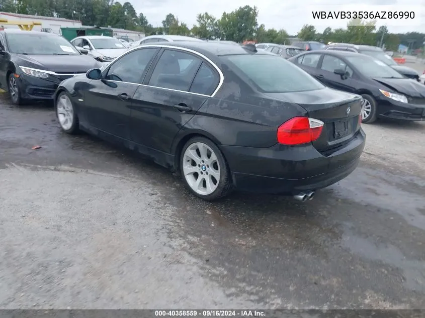 WBAVB33536AZ86990 2006 BMW 330I