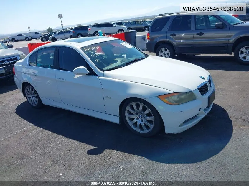 WBAVB33546KS38520 2006 BMW 330I