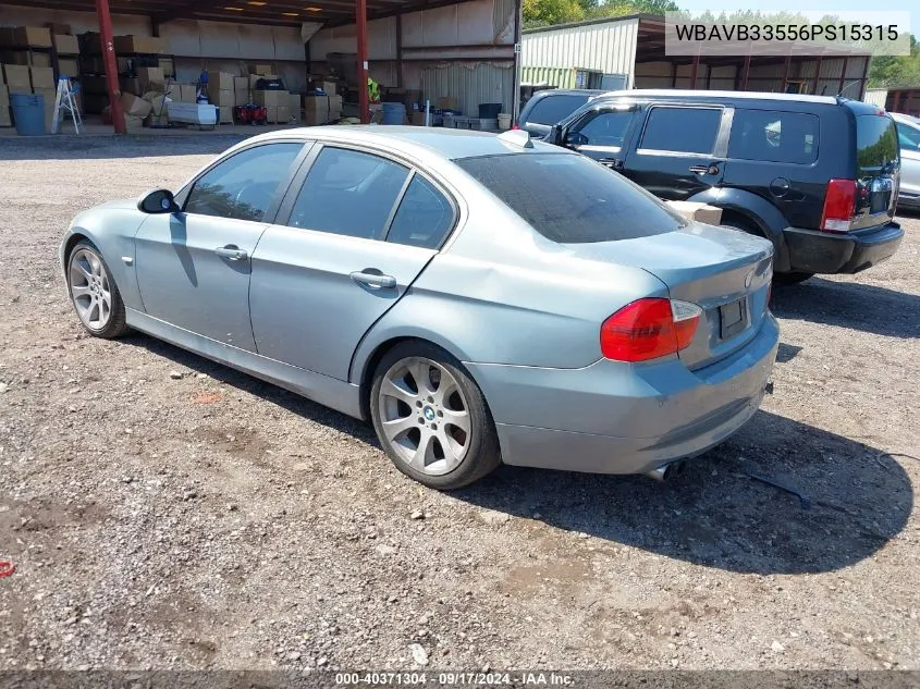 WBAVB33556PS15315 2006 BMW 330I