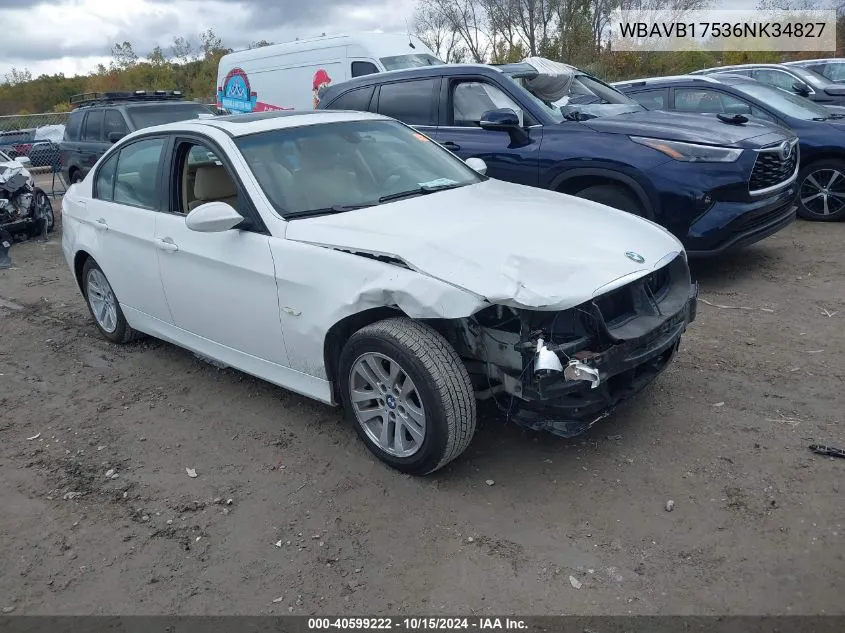 WBAVB17536NK34827 2006 BMW 325I