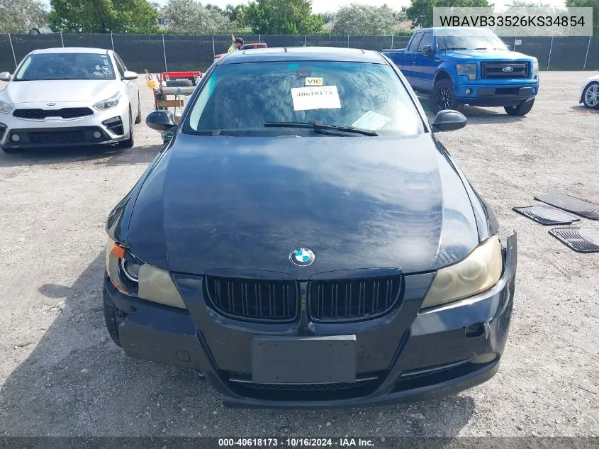 WBAVB33526KS34854 2006 BMW 330I