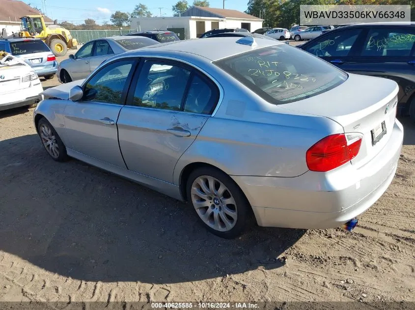 2006 BMW 330Xi VIN: WBAVD33506KV66348 Lot: 40625585