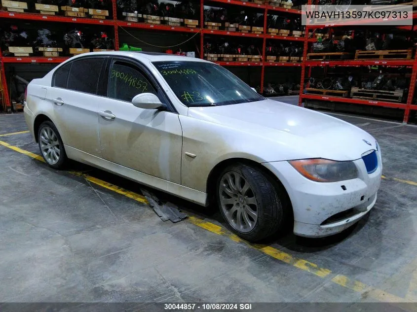 2007 BMW 323 I VIN: WBAVH13597KC97313 Lot: 30044857