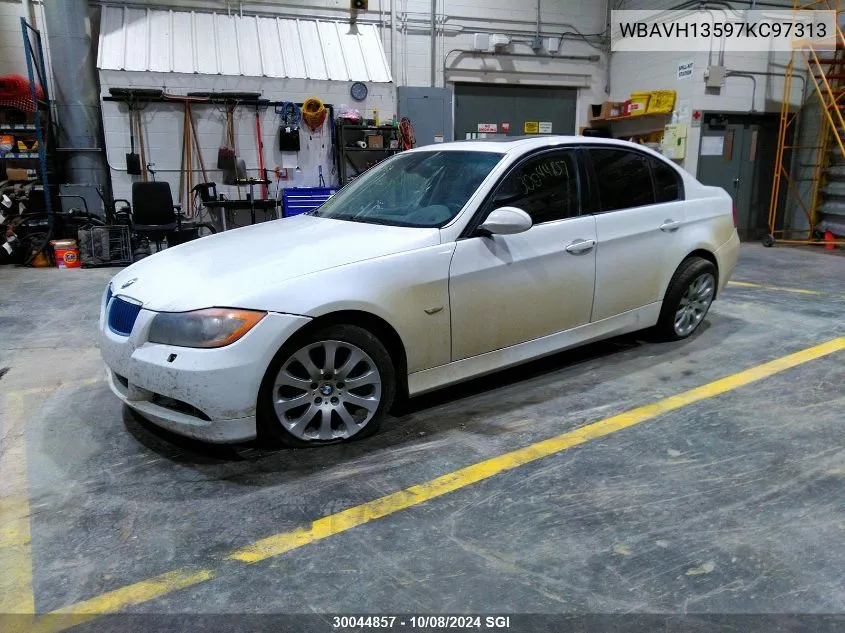 2007 BMW 323 I VIN: WBAVH13597KC97313 Lot: 30044857