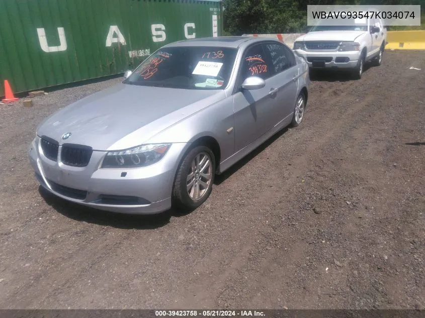 WBAVC93547K034074 2007 BMW 328Xi