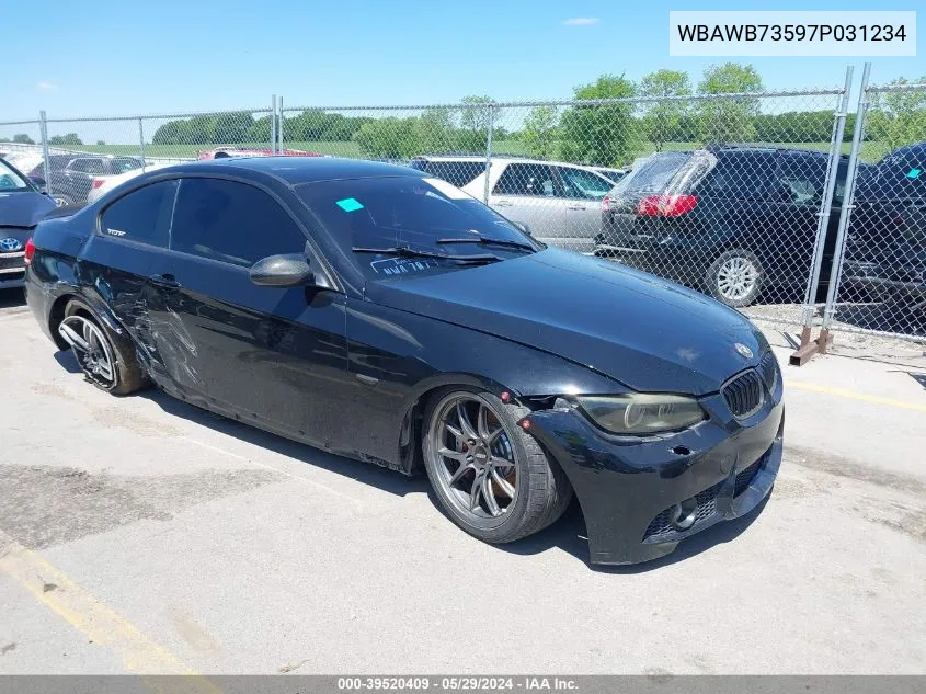 2007 BMW 335I VIN: WBAWB73597P031234 Lot: 39520409