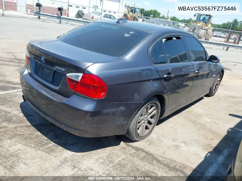 WBAVC53567FZ75446 2007 BMW 328I