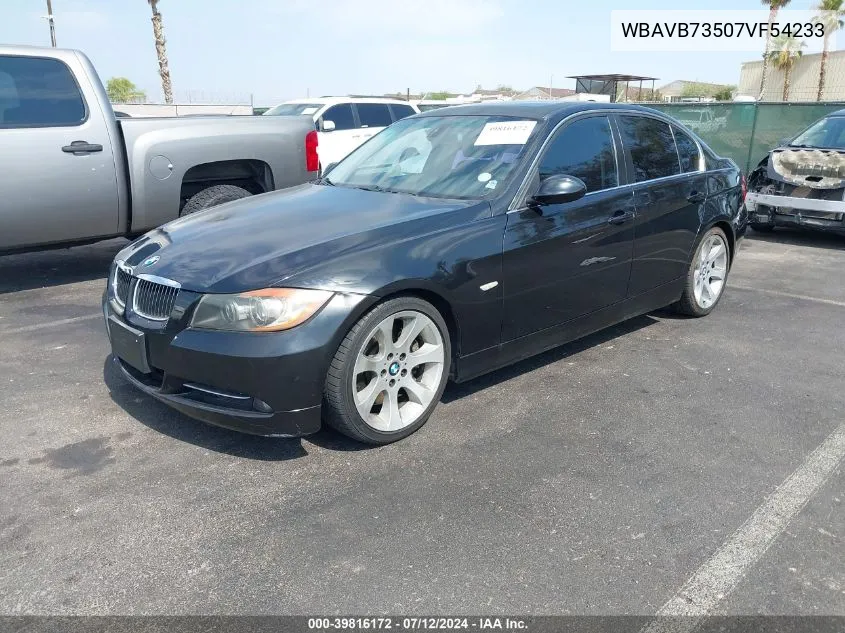 WBAVB73507VF54233 2007 BMW 335I