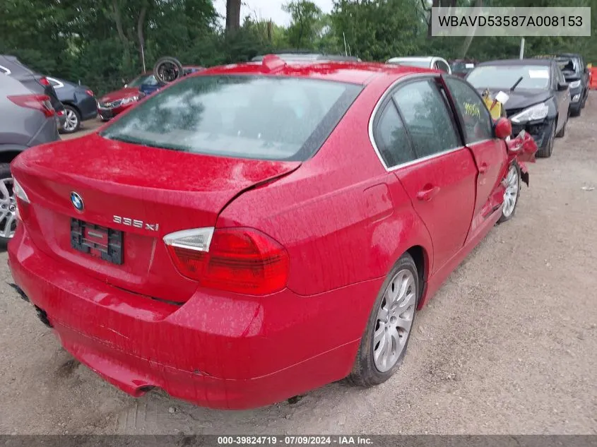 WBAVD53587A008153 2007 BMW 335Xi