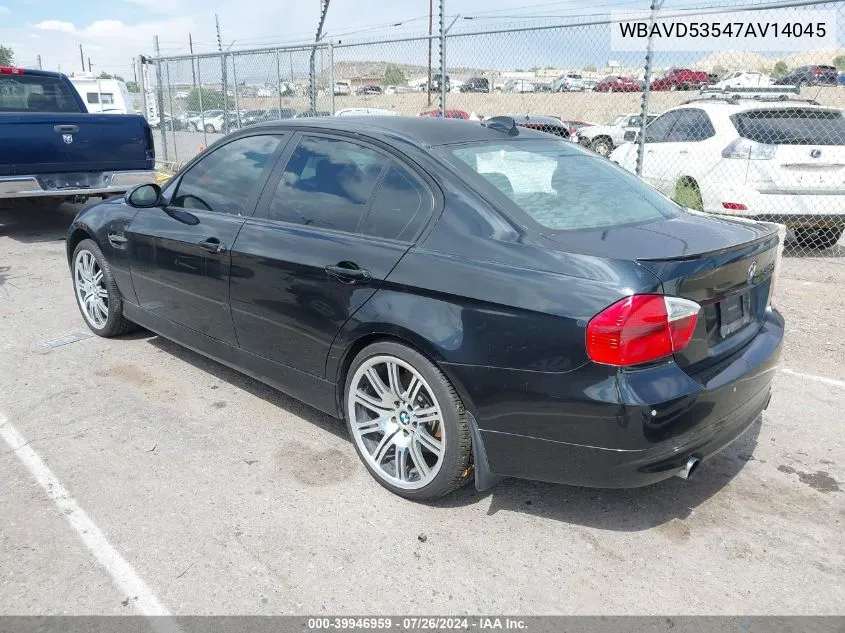 WBAVD53547AV14045 2007 BMW 335Xi